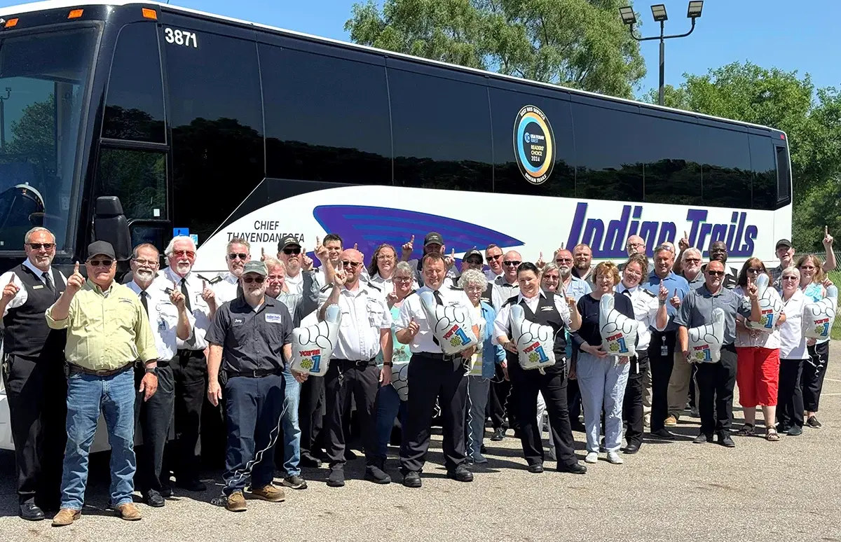 Indian Trails Employees Celebrating the Award Indian Trails Employees Celebrating the Award